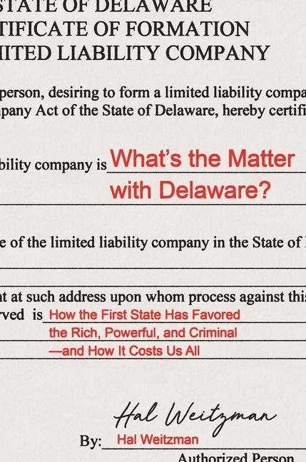 Kniha What's the Matter with Delaware? Hal Weitzman