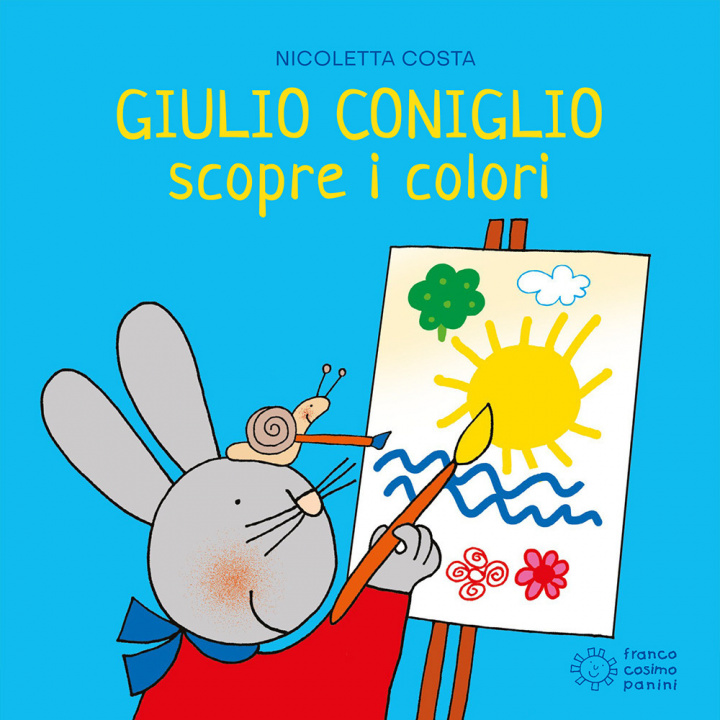 Boek Giulio Coniglio scopre i colori Nicoletta Costa