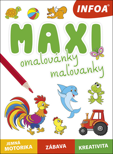 Książka Maxi omalovánky/maľovanky 