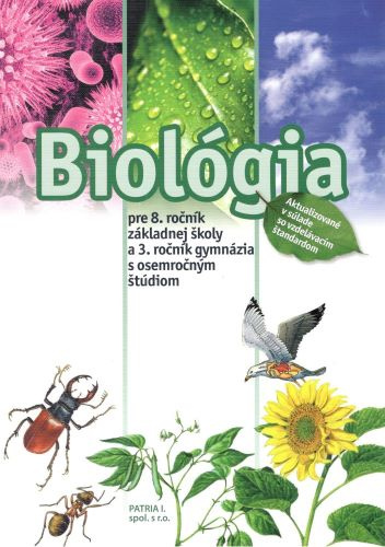 Book Biológia pre 8. ročník ZŠ a 3. ročník gymnázií s osemročným štúdiom collegium