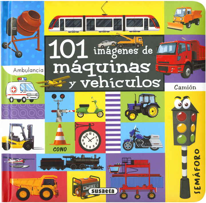 Knjiga 101 imágenes de máquinas y vehículos 