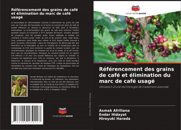 Kniha Referencement des grains de cafe et elimination du marc de cafe usage Endar Hidayat