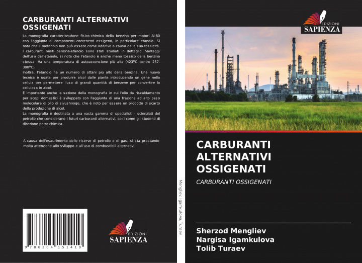 Könyv Carburanti Alternativi Ossigenati Nargisa Igamkulova