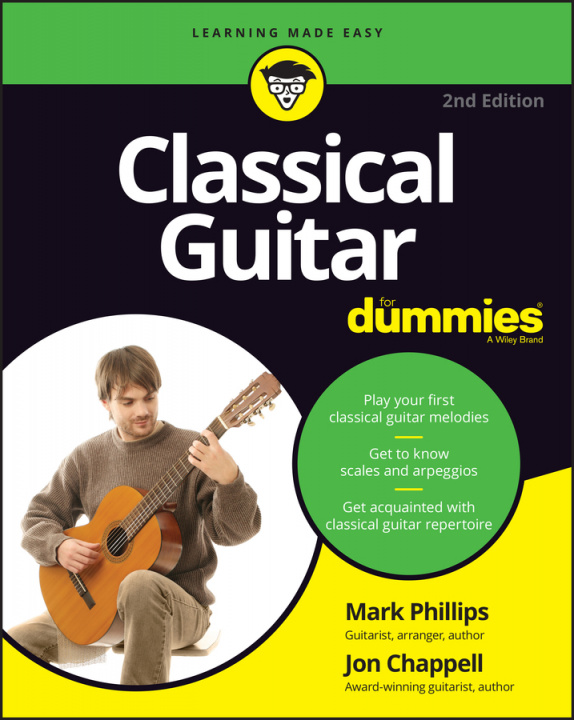 Könyv Classical Guitar For Dummies Mark Phillips