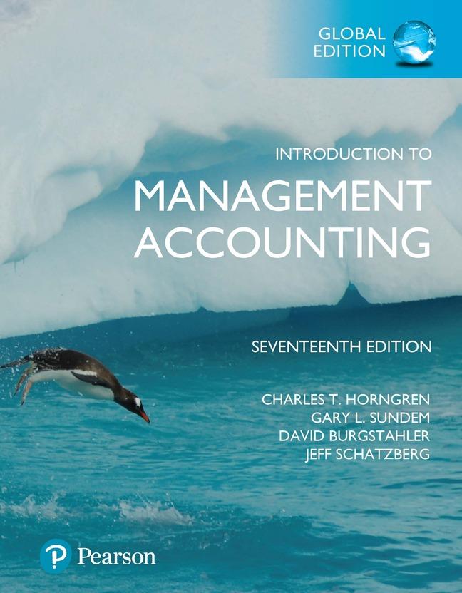 Könyv Introduction to Management Accounting, Global Edition Charles Horngren