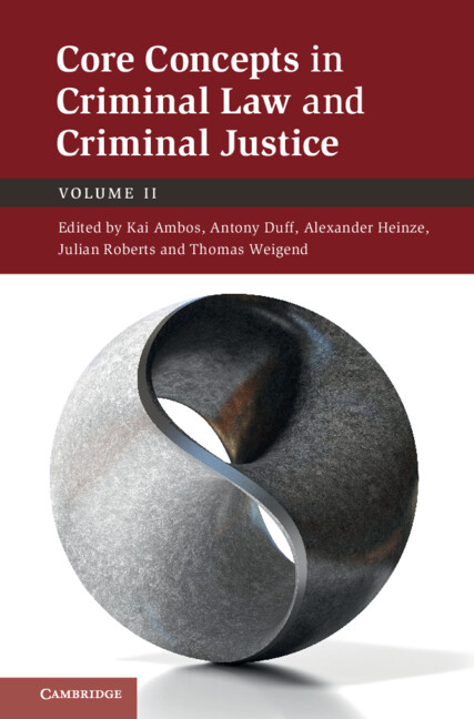 Kniha Core Concepts in Criminal Law and Criminal Justice: Volume 2 
