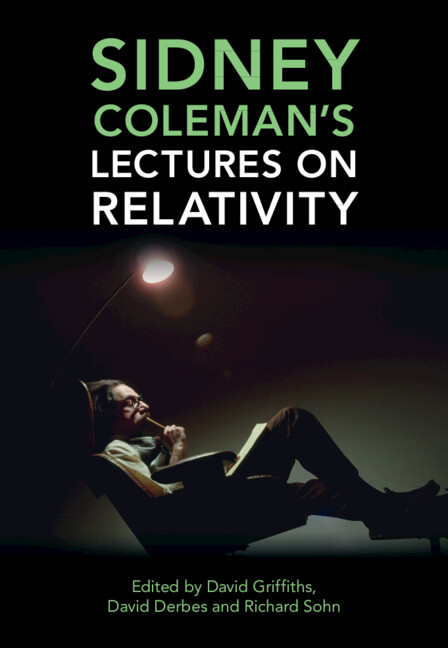 Könyv Sidney Coleman's Lectures on Relativity 