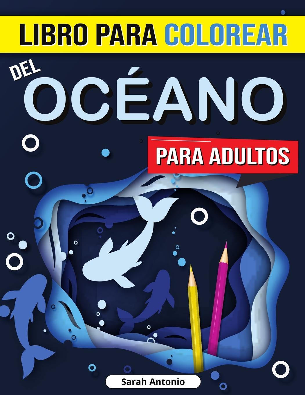 Kniha Libro para Colorear del Océano para Adultos 