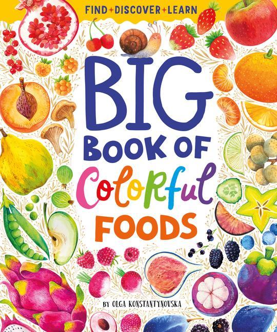Книга Big Book of Colorful Foods Clever Publishing
