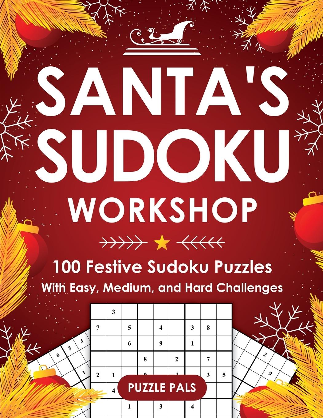 Kniha Santa's Sudoku Workshop Puzzle Pals
