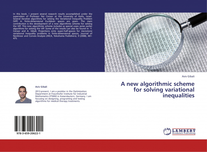 Knjiga A new algorithmic scheme for solving variational inequalities 
