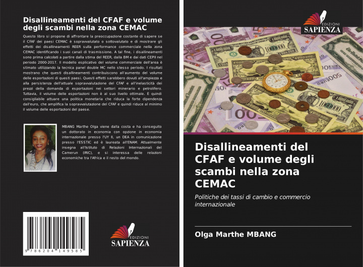 Carte Disallineamenti del CFAF e volume degli scambi nella zona CEMAC 