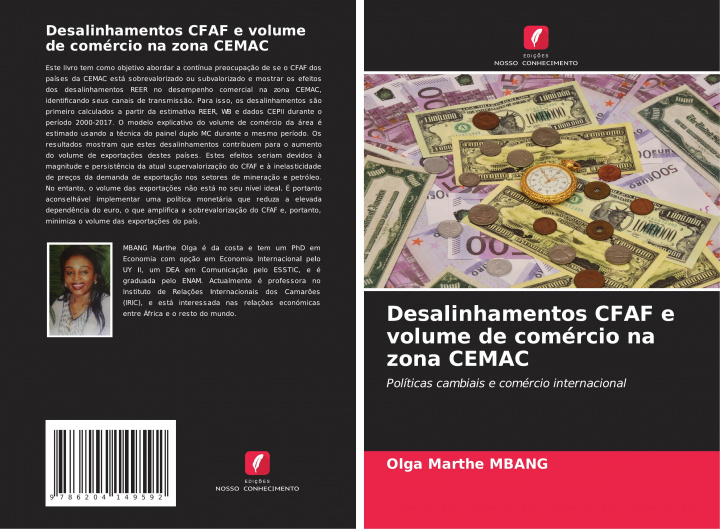 Carte Desalinhamentos CFAF e volume de comercio na zona CEMAC 
