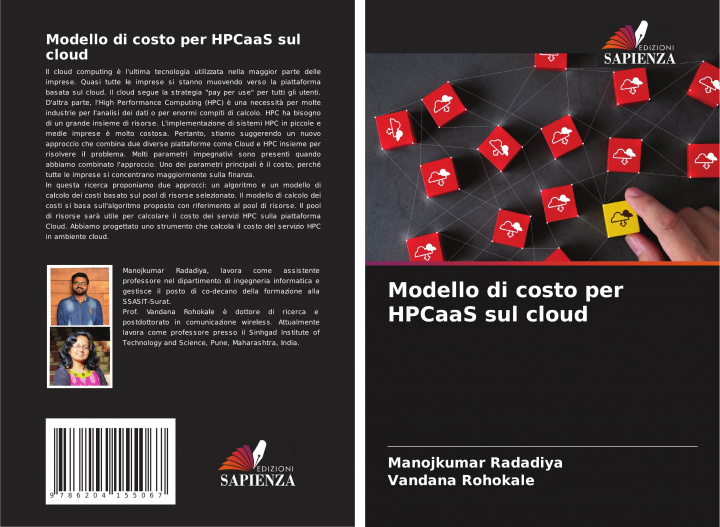 Könyv Modello di costo per HPCaaS sul cloud Vandana Rohokale
