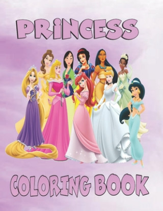 Książka Pretty Princess Coloring Book Hamza Edition