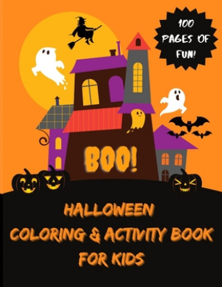 Knjiga Halloween Coloring & Activity Book for Kids Foster Books