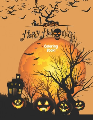 Book Happy Halloween Coloring Book Lana Publishing