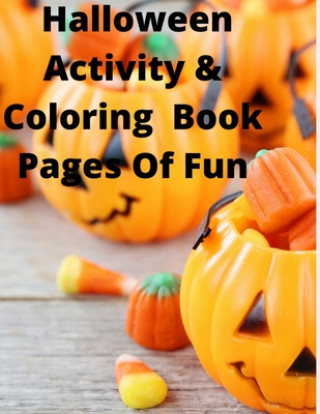 Kniha Halloween Activity & Coloring Book Ne Ricks