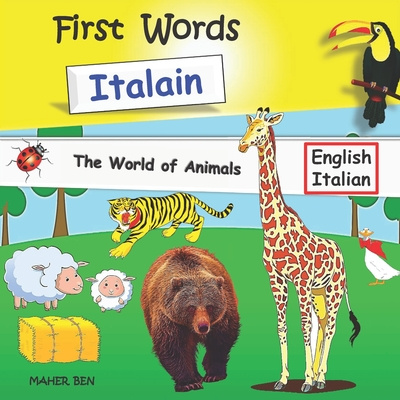Kniha First Words Italian - Animals BEN MAHER BEN