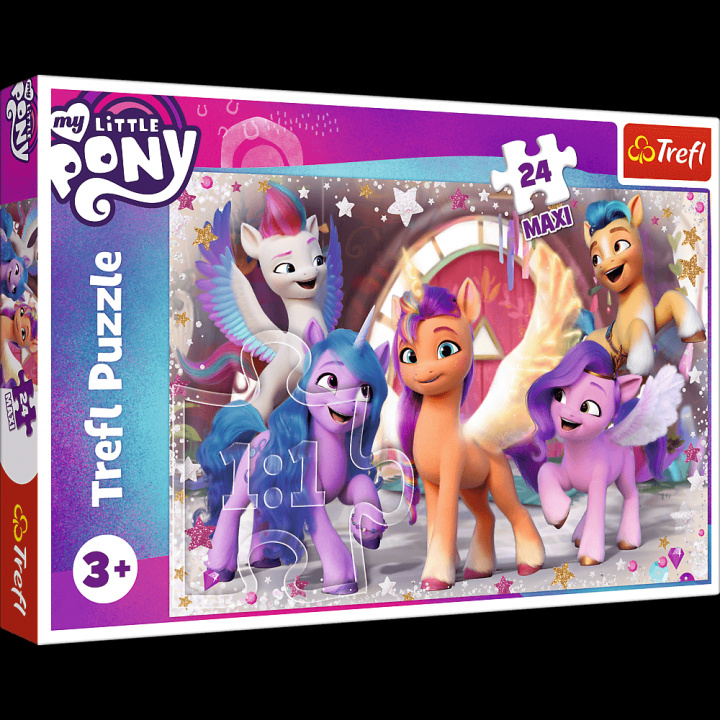 Hra/Hračka Puzzle My Little Pony Radostní poníci MAXI 24 dílků 