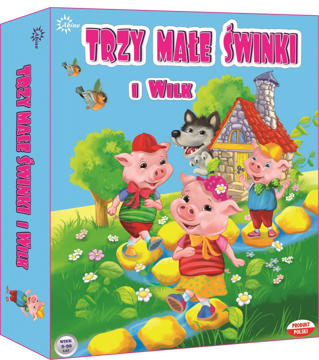 Kniha Gra Trzy małe świnki i wilk 