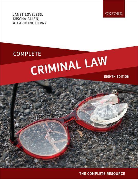 Carte Complete Criminal Law 