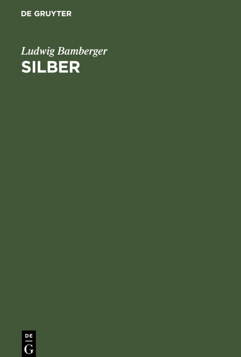 Knjiga Silber Ludwig Bamberger