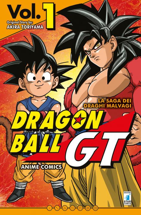 Könyv saga dei draghi malvagi. Dragon Ball GT. Anime comics Akira Toriyama