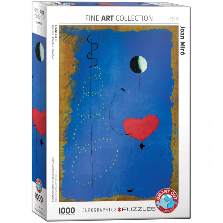 Kniha Puzzle 1000 Dancer II by Joan Miro 6000-0854 