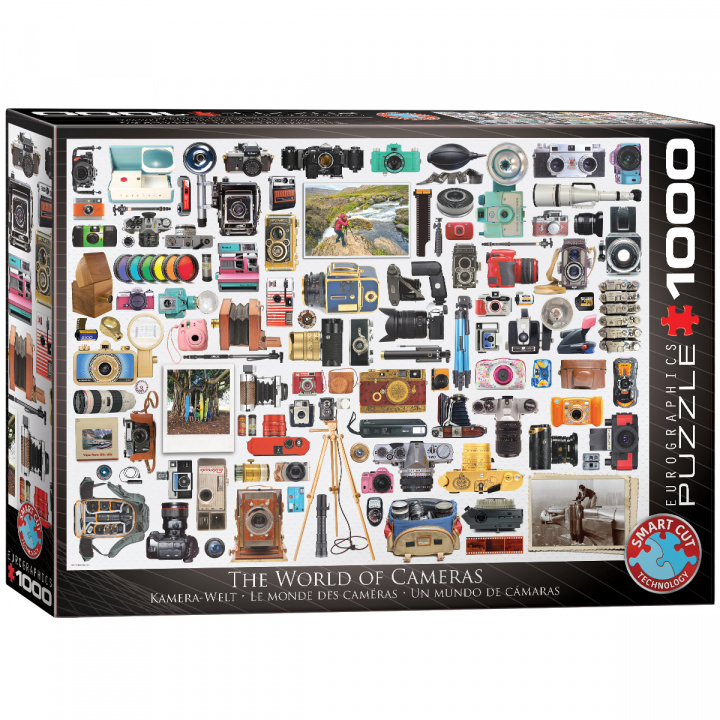 Hra/Hračka Puzzle 1000 World of Cameras 6000-5627 