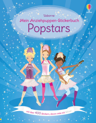 Kniha Mein Anziehpuppen-Stickerbuch: Popstars 