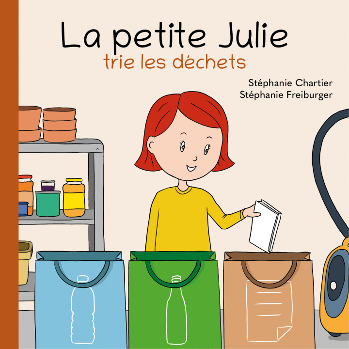 Knjiga La petite Julie trie les déchets Chartier