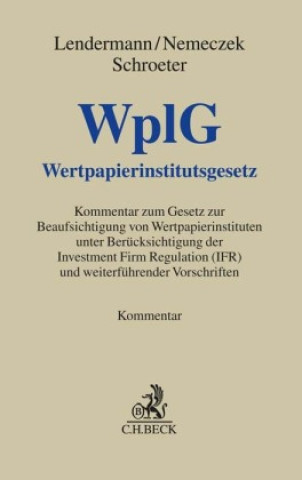 Buch Wertpapierinstitutsgesetz Heinrich Nemeczek