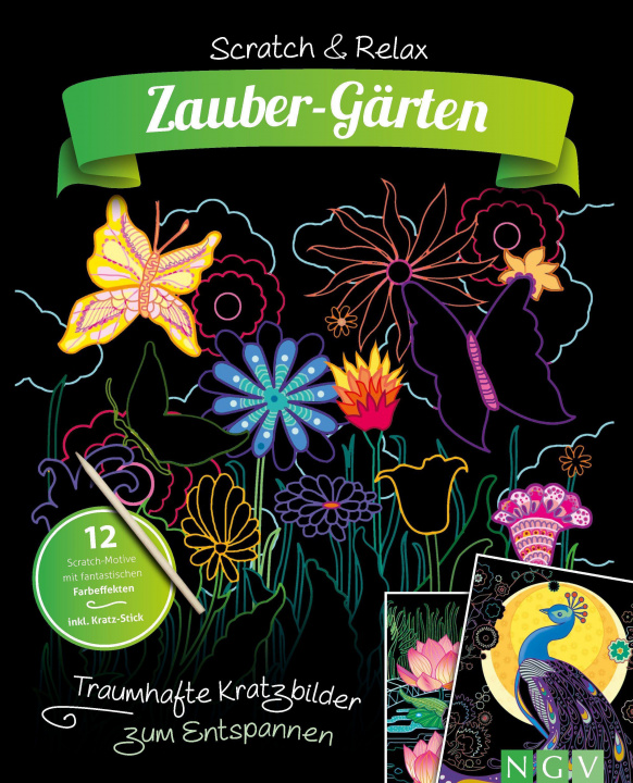 Könyv Zauber-Gärten -Traumhafte Kratzbilder zum Entspannen 