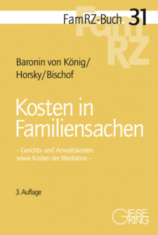 Kniha Kosten in Familiensachen Oliver Horsky