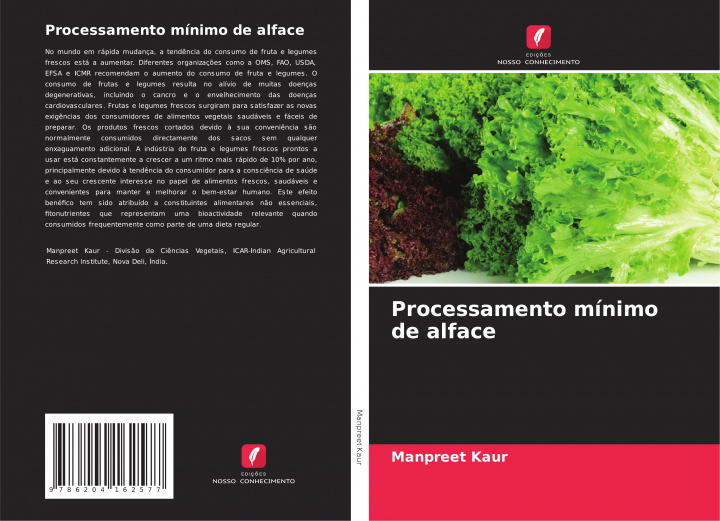 Book Processamento minimo de alface Manpreet Kaur