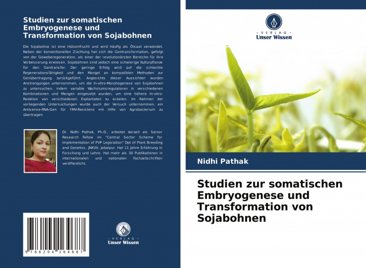 Kniha Studien zur somatischen Embryogenese und Transformation von Sojabohnen 