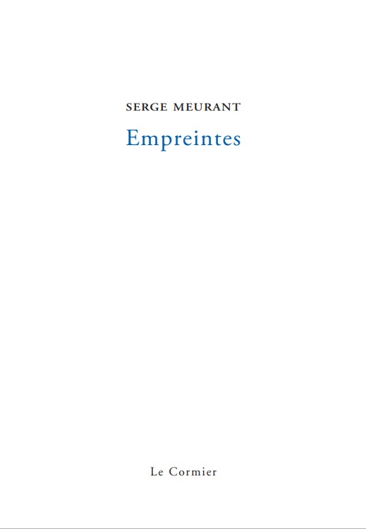 Boek Empreintes Meurant