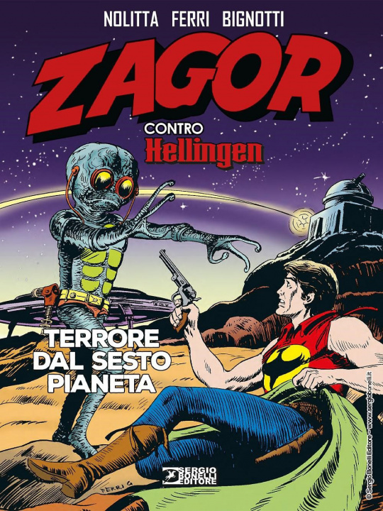 Книга Zagor contro Hellingen. Terrore dal sesto pianeta Guido Nolitta
