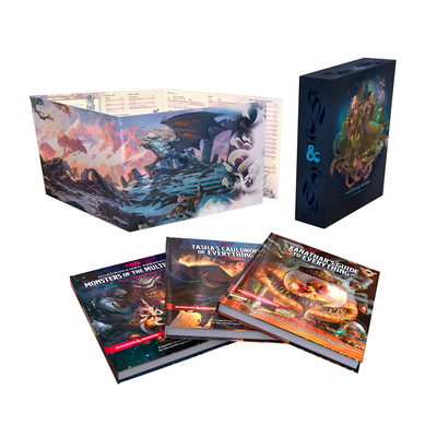 Carte Dungeons & Dragons Rules Expansion Gift Set (D&d Books)-: Tasha's Cauldron of Everything + Xanathar's Guide to Everything + Monsters of the Multiverse 