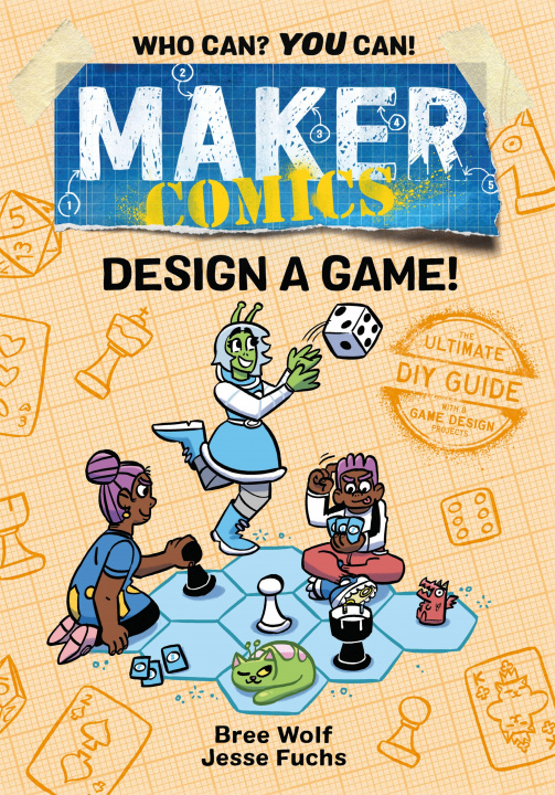 Книга Maker Comics: Design a Game! Jesse Fuchs