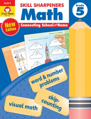 Libro Skill Sharpeners: Math, Grade 5 Workbook 