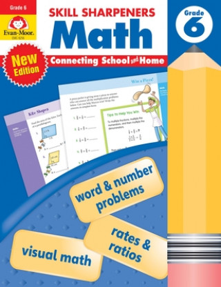 Buch Skill Sharpeners: Math, Grade 6 Workbook GR6
