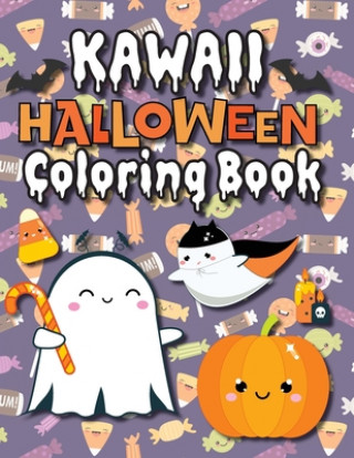 Könyv Kawaii Halloween Coloring Book ENGAGE BOOKS  ACTIVI