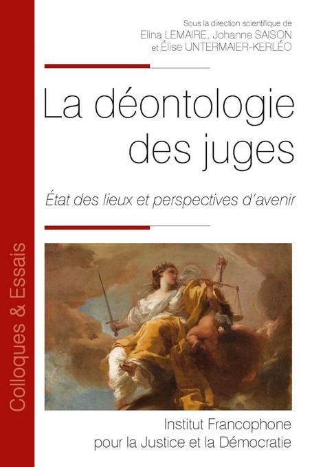 Könyv La déontologie des juges ELISE UNTERMAIER-KERLEO JOHANNE SAISON ELINA LEMAIRE