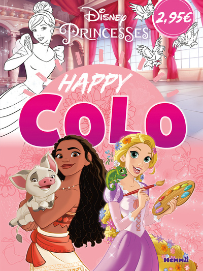 Kniha Disney Princesses - Happy Colo (Vaiana et Raiponce) collegium