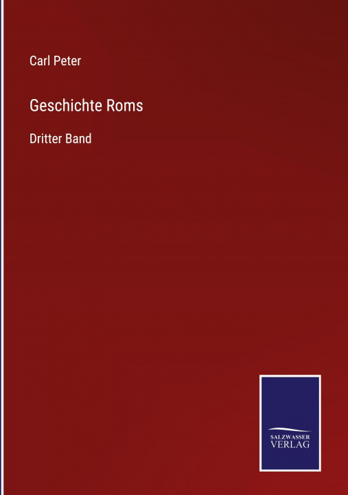 Kniha Geschichte Roms 