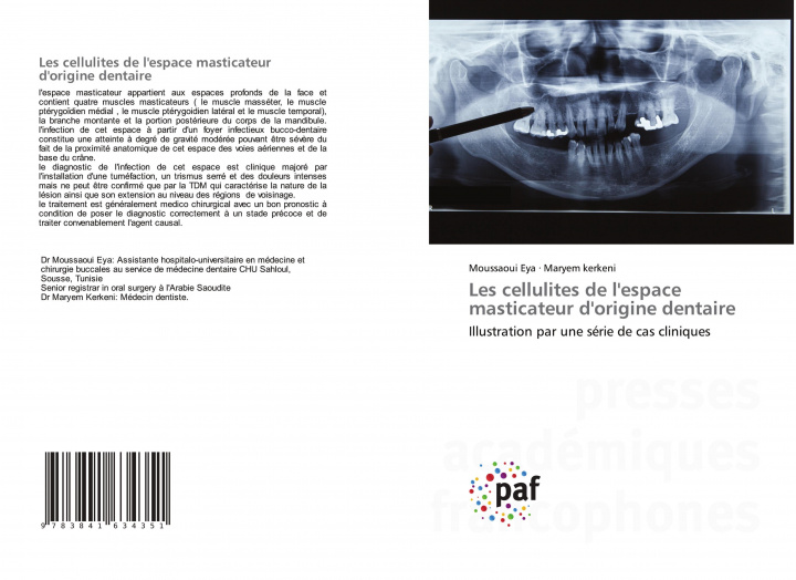 Libro Les cellulites de l'espace masticateur d'origine dentaire Maryem Kerkeni