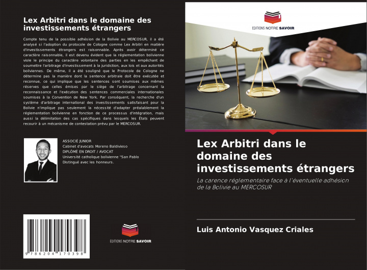Kniha Lex Arbitri dans le domaine des investissements etrangers 