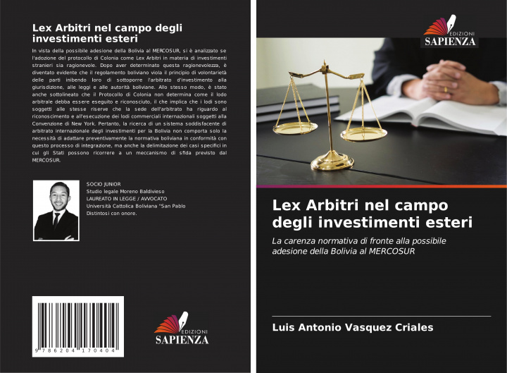 Knjiga Lex Arbitri nel campo degli investimenti esteri 